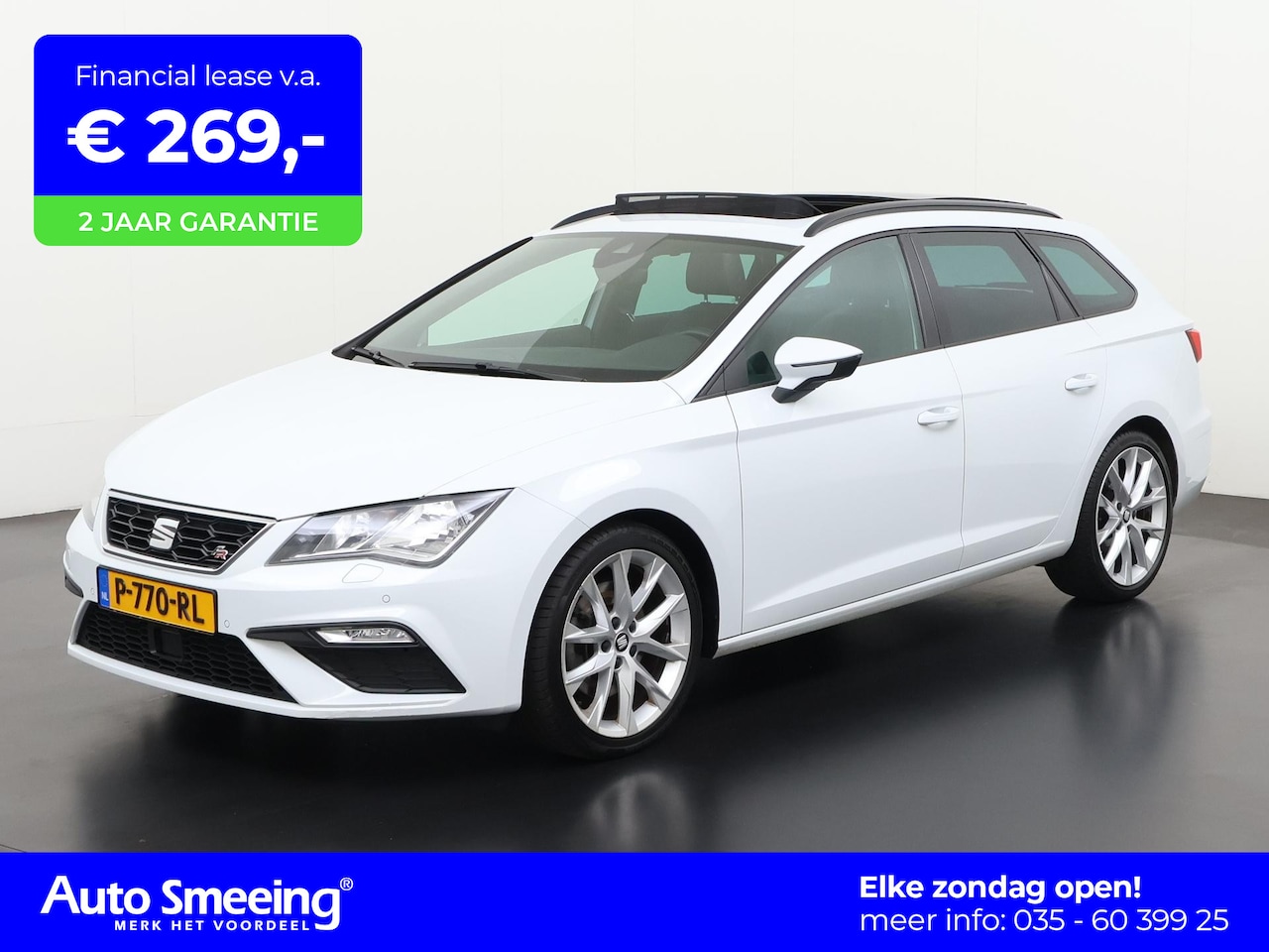 SEAT Leon ST - 1.5 TSI FR Ultimate Edition Black | Panoramadak | Premium Audio | Stoelverwarming | Zondag - AutoWereld.nl