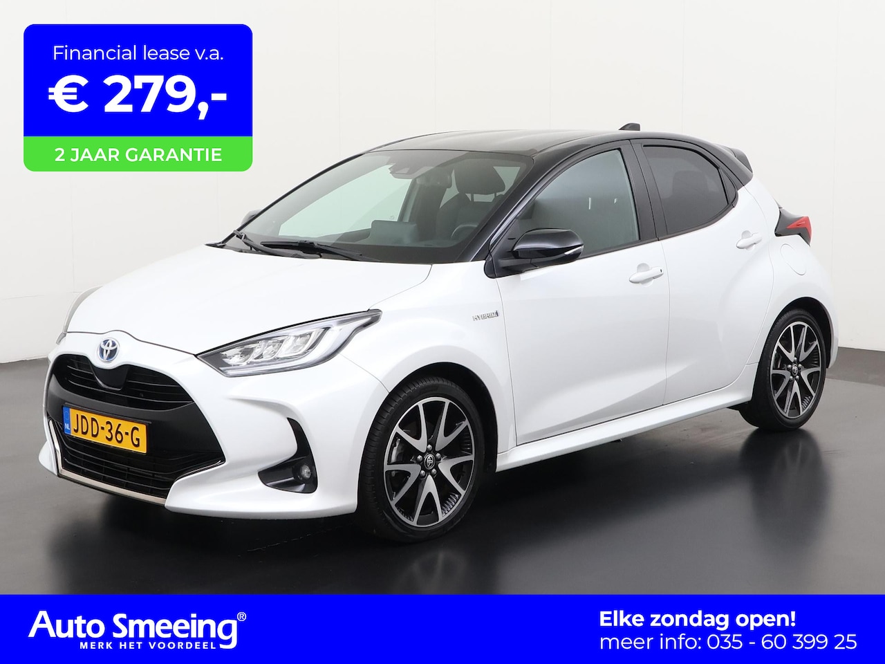 Toyota Yaris - 1.5 Hybrid Executive Bi Tone | Camera | Head-up | JBL Audio | Zondag Open! - AutoWereld.nl