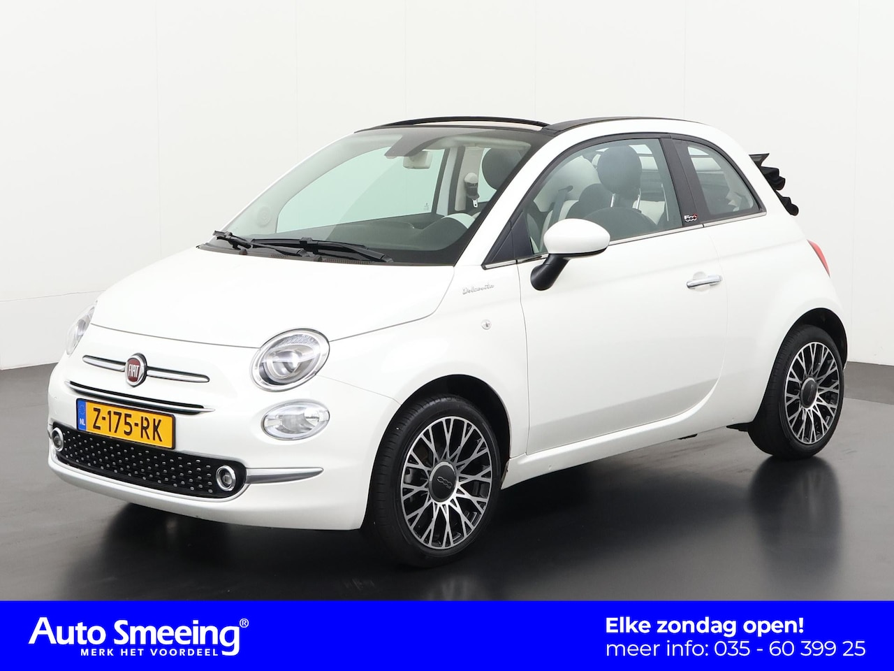 Fiat 500 C - 1.0 Hybrid Dolcevita | Digital Cockpit | Navigatie | Apple/Android Carplay | Parkeersensor - AutoWereld.nl