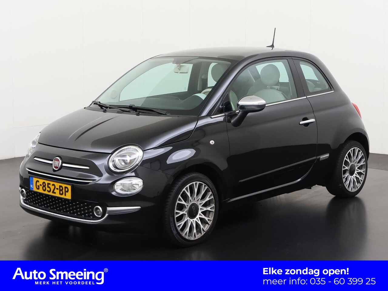 Fiat 500 - 1.2 Sport | Panoramadak | Navigatie | 15" LM | 12 mnd Garantie | Zondag Open! - AutoWereld.nl