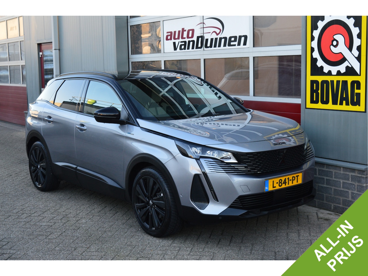 Peugeot 3008 - 1.6 HYbrid 225 Blue Lease GT O.a: Massage, Pano, Haak, Camera, Stoelverw, Etc. All-in prij - AutoWereld.nl
