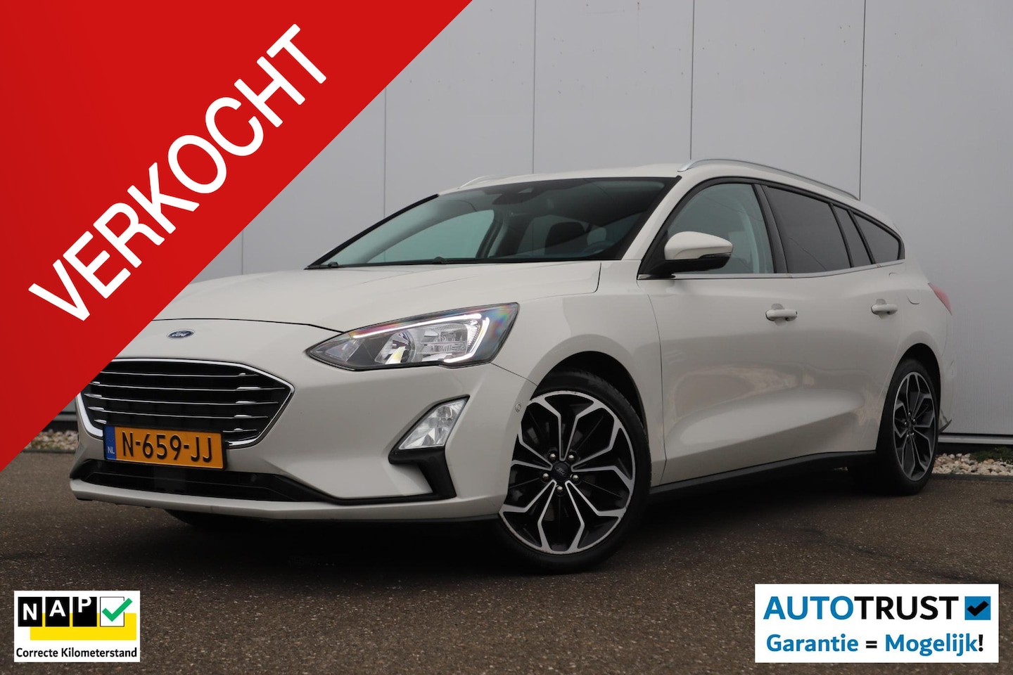 Ford Focus Wagon - 1.0 EcoBoost Titanium X Business 125PK Navigatie Camera Carplay Android Climate Cruise Con - AutoWereld.nl