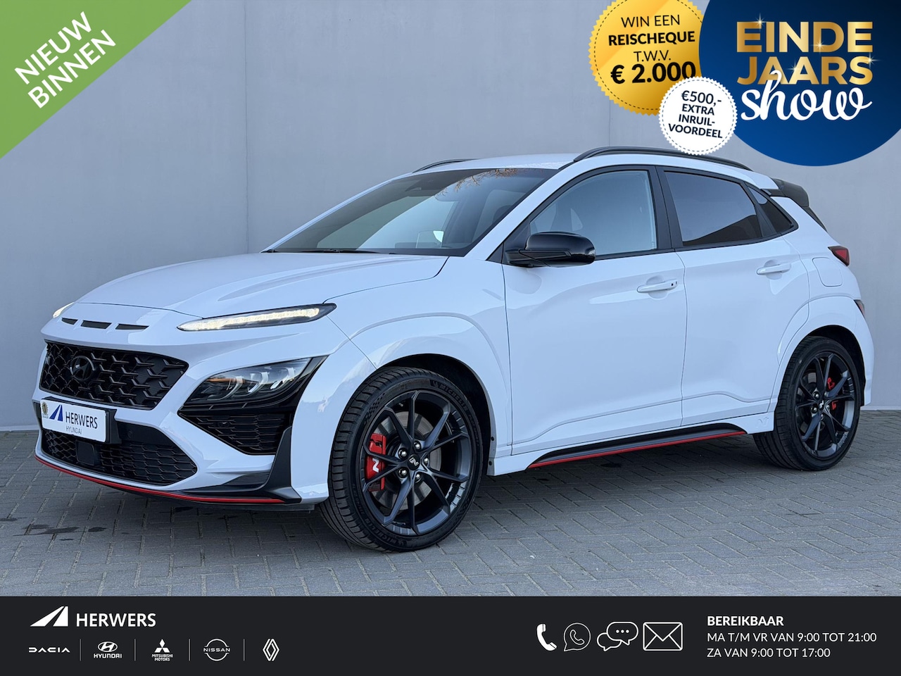 Hyundai Kona - 2.0 T-GDI N Performance 280pk DCT8 / Fabrieksgarantie tot 01-2027 / Dealer Onderhouden / L - AutoWereld.nl