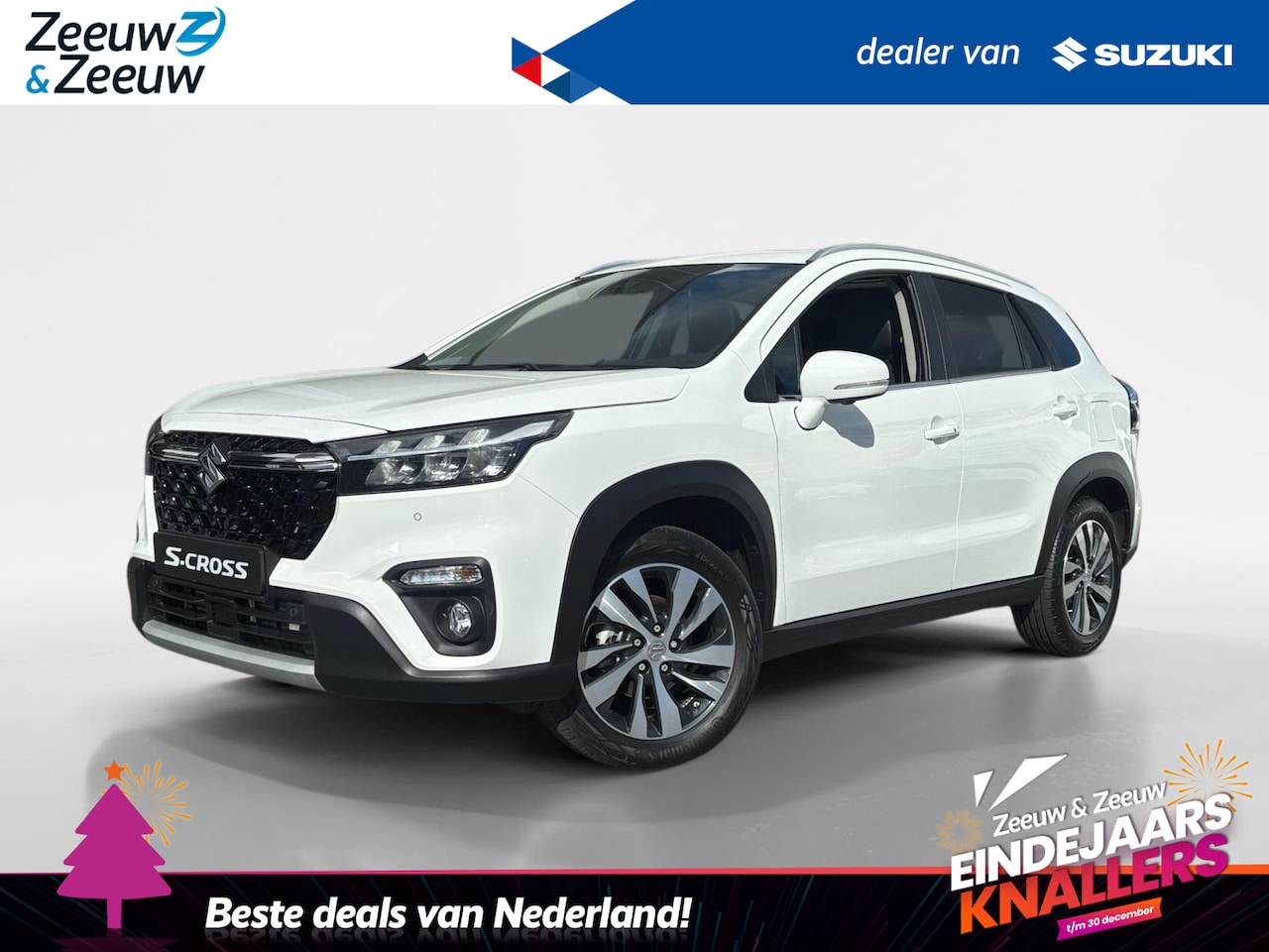 Suzuki S-Cross - 1.4 Boosterjet Style Hybrid | Andere kleuren ook mogelijk! | 360 camera | Navigatie | Half - AutoWereld.nl