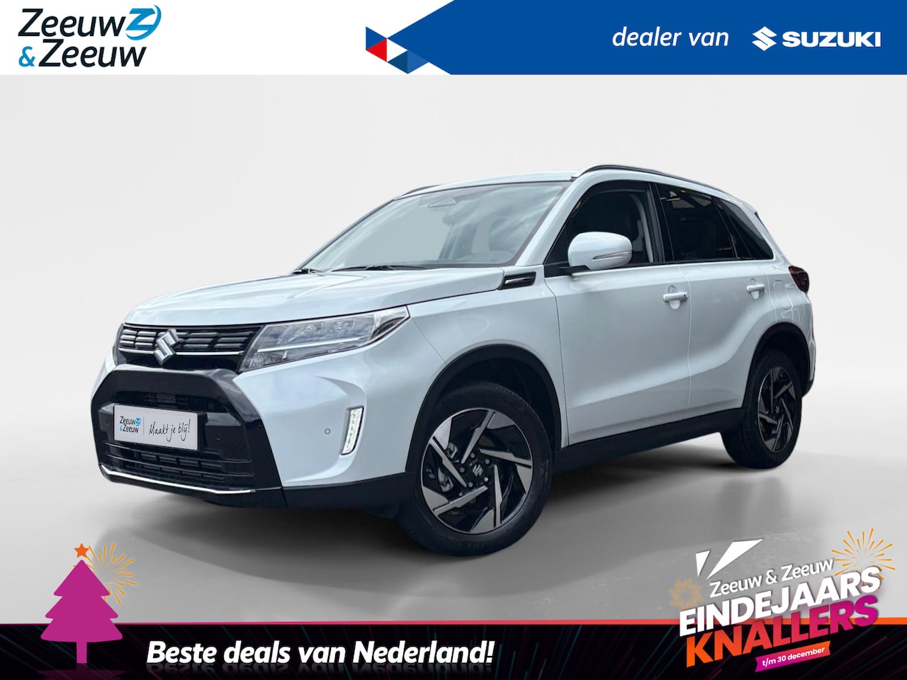 Suzuki Vitara - 1.4 Boosterjet Style Smart Hybrid | Meerdere kleuring in bestelling |  Navigatie | Half/Le - AutoWereld.nl