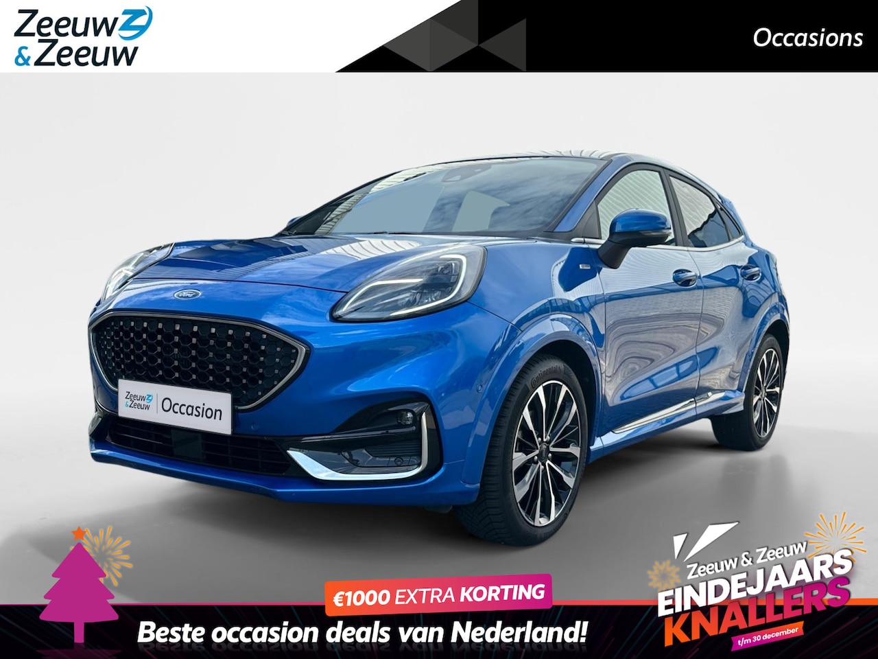 Ford Puma - 1.0 EcoBoost Hybrid ST-Line X | Vignale | Trekhaak | Dealer onderhouden | Navigatie | Park - AutoWereld.nl