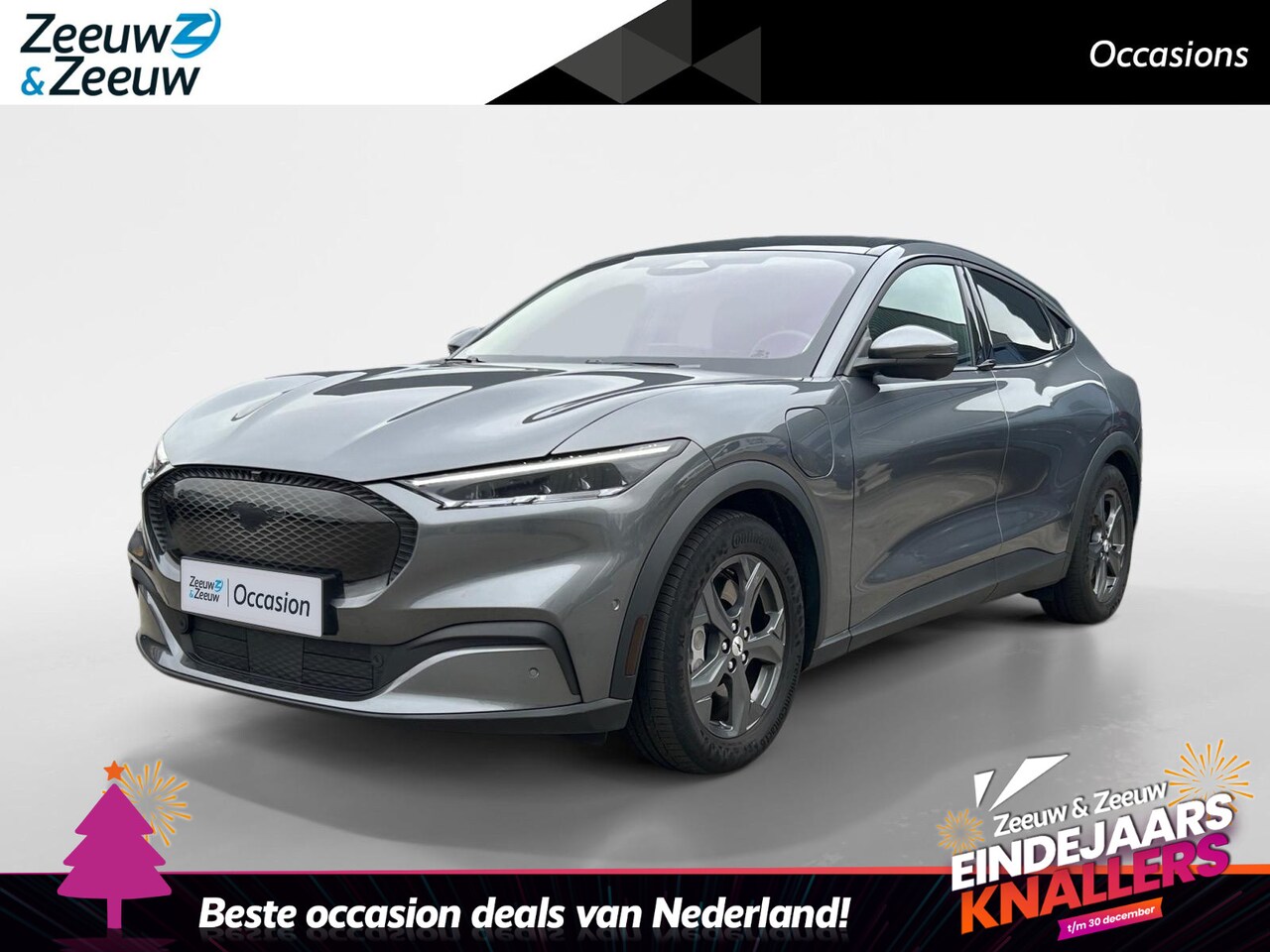 Ford Mustang Mach-E - Extended RWD 98 kWh 294pk | Stoel- stuur en voorruitverwarming | Panorama dak | Elektrisch - AutoWereld.nl