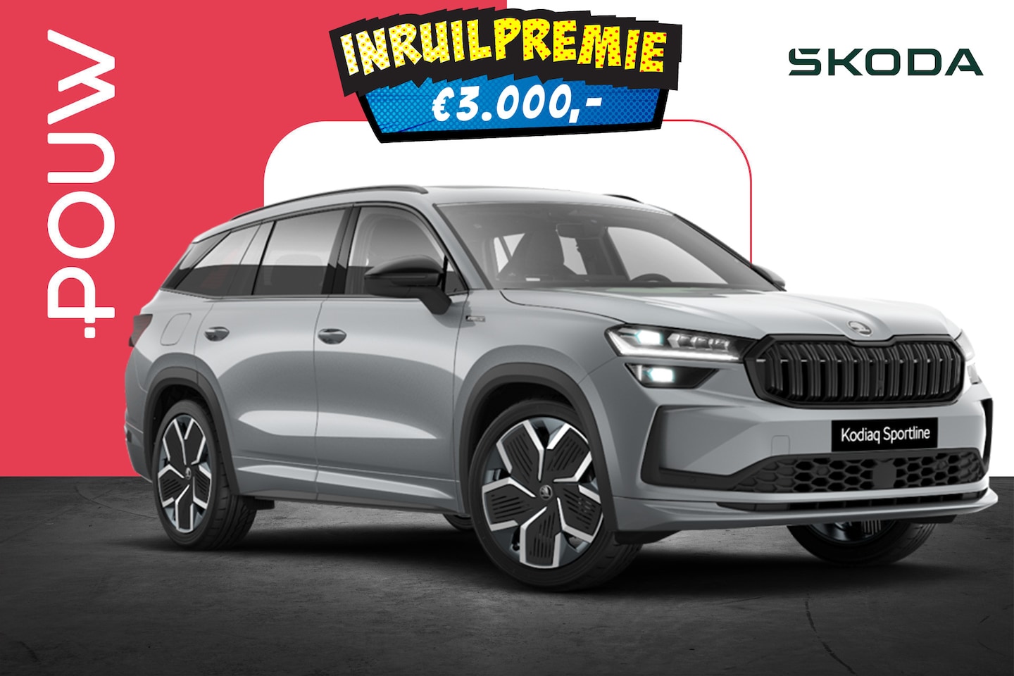 Skoda Kodiaq - 1.5 TSI 204pk PHEV Sportline Business | Dynamic Pakket | 20" Velgen - AutoWereld.nl