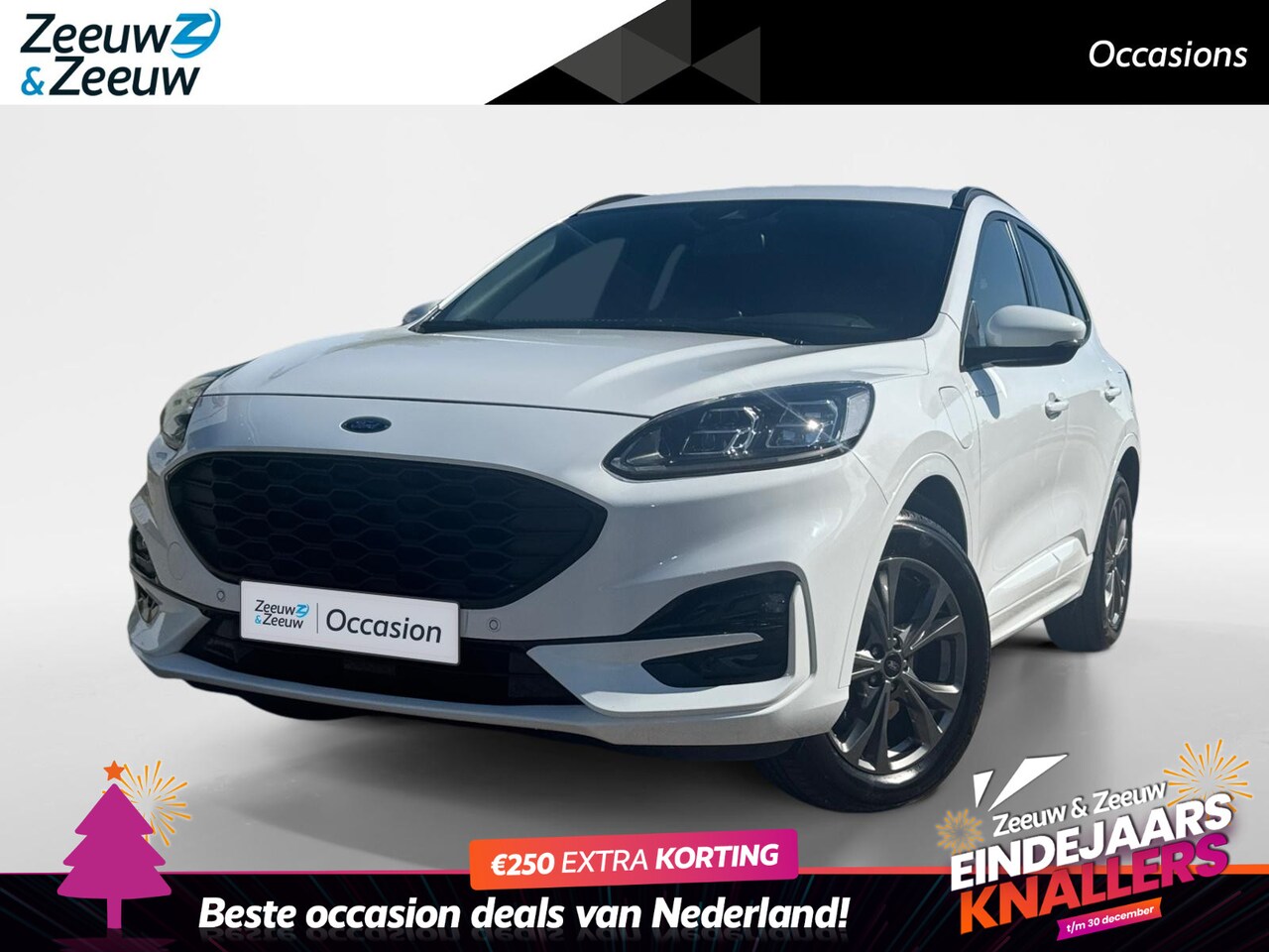 Ford Kuga - 2.5 PHEV ST-Line X | Winterpack | Afneembare Trekhaak | B&O Audio | Camera | Apple Carplay - AutoWereld.nl