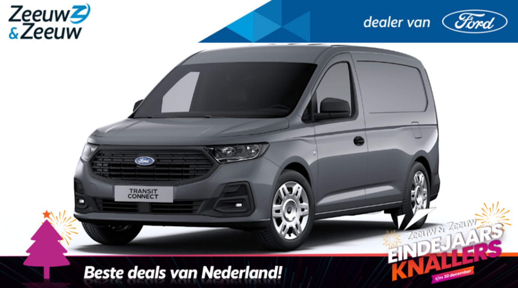 Ford Transit Connect - 1.5 EcoBoost PHEV L2 Trend | Navigatie | Climate control | Apple Carplay&Android Auto | Cr - AutoWereld.nl