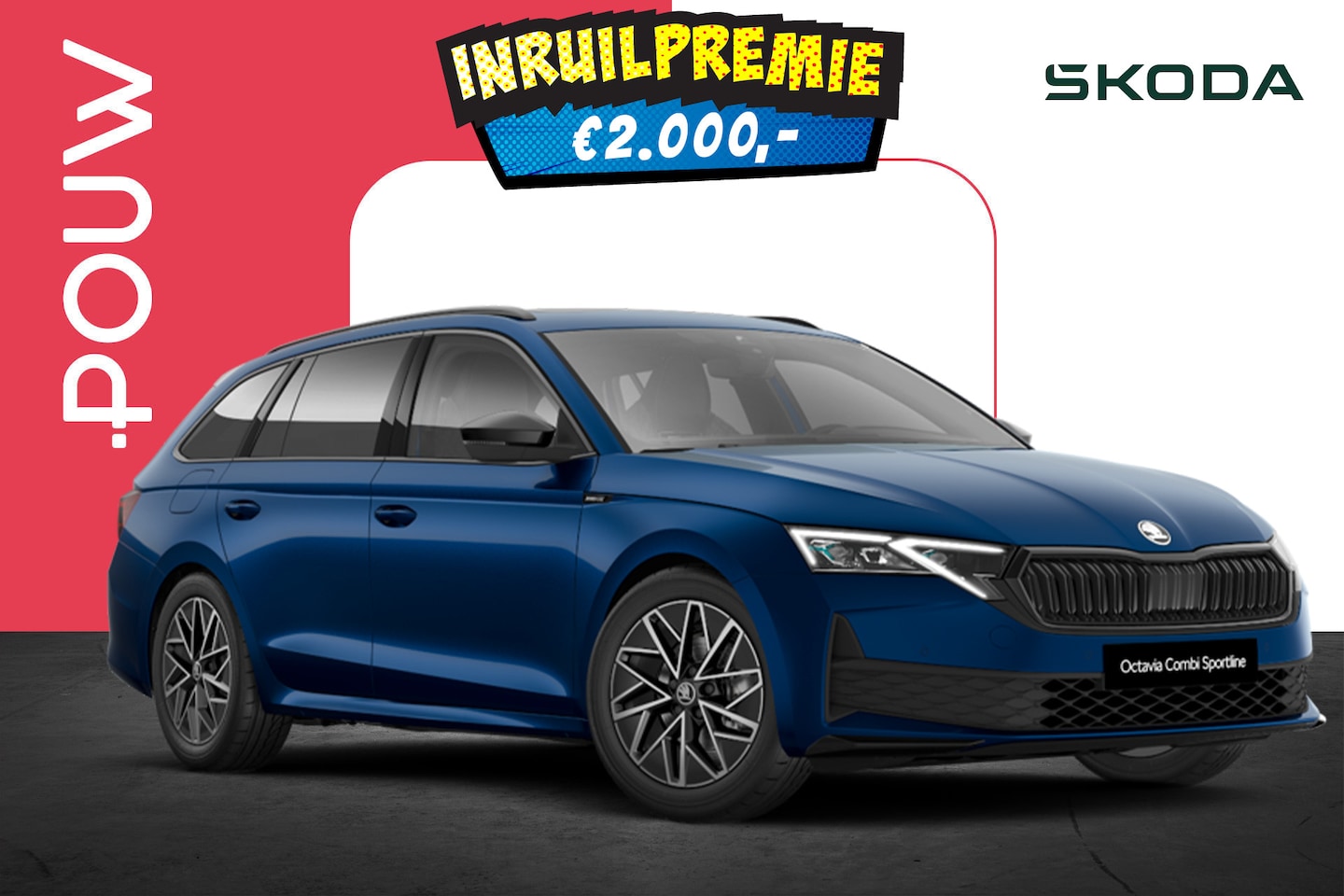 Skoda Octavia Combi - 1.5 TSI 150pk MHEV Sportline Tour | Stoelen Pakket | CANTON Sound - AutoWereld.nl