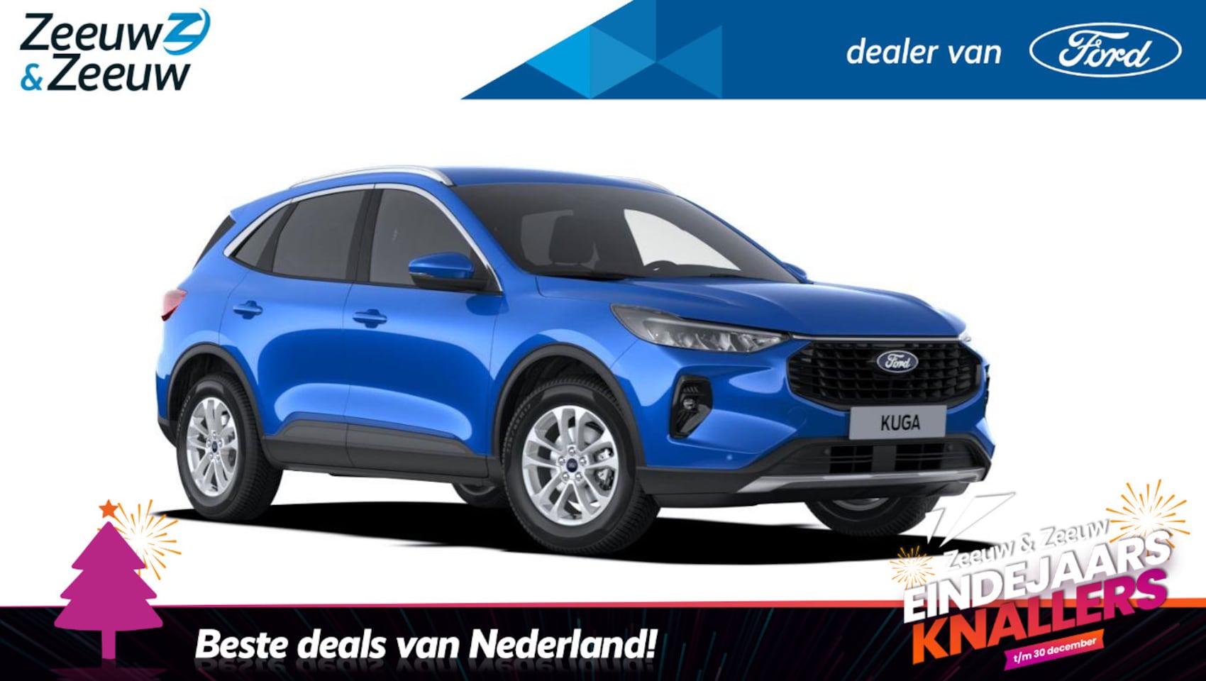 Ford Kuga - 2.5 PHEV Titanium | Nieuw te bestellen | €4000,- korting | 2100kg trekgewicht | 0,99% rent - AutoWereld.nl