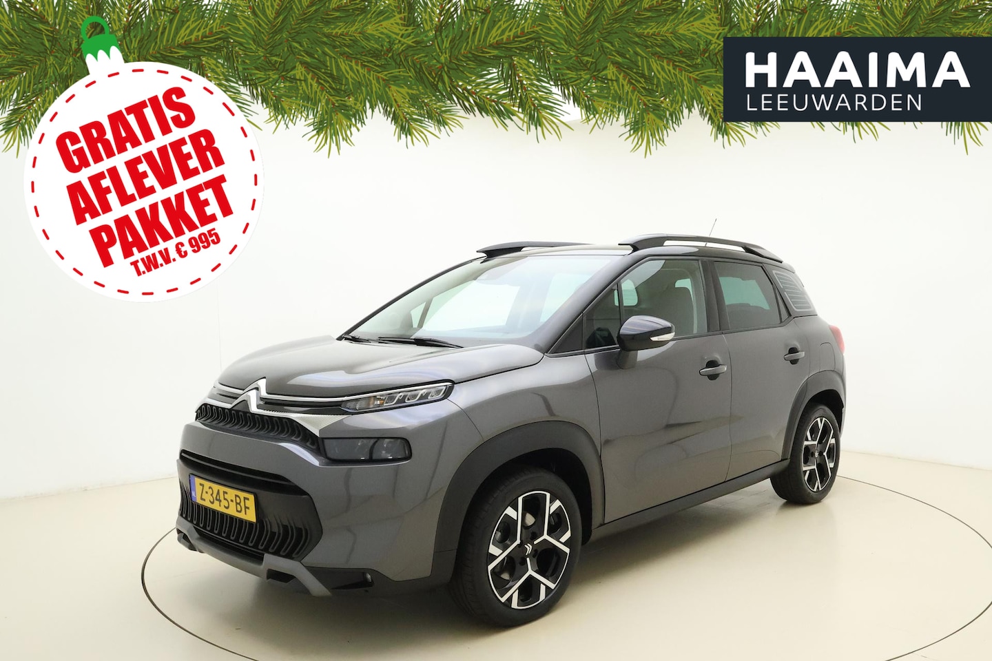 Citroën C3 Aircross - 1.2 PureTech Max 130 PK Automaat | Navigatie | Camera | Climate control | Keyless | Dakrai - AutoWereld.nl