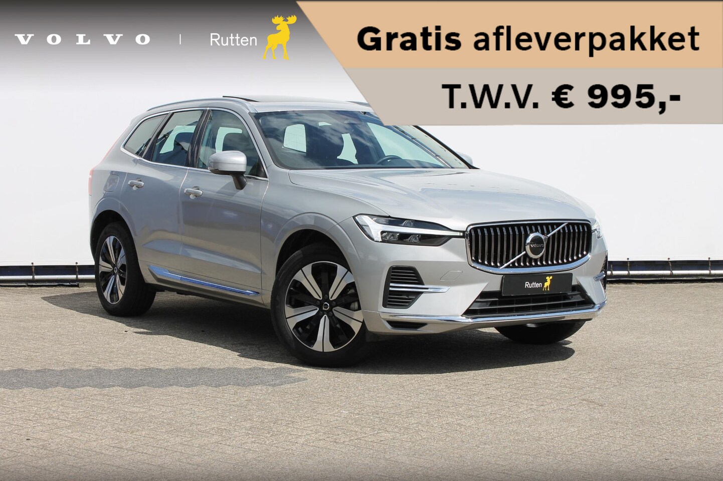 Volvo XC60 - T6 350PK Long Range Plug-in hybrid AWD Plus Bright Panoramisch schuif-kanteldak / Google i - AutoWereld.nl