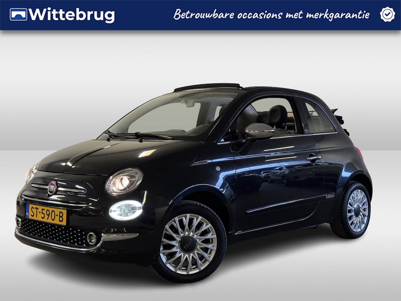 Fiat 500 C - 1.2 Lounge Open Dak! - AutoWereld.nl