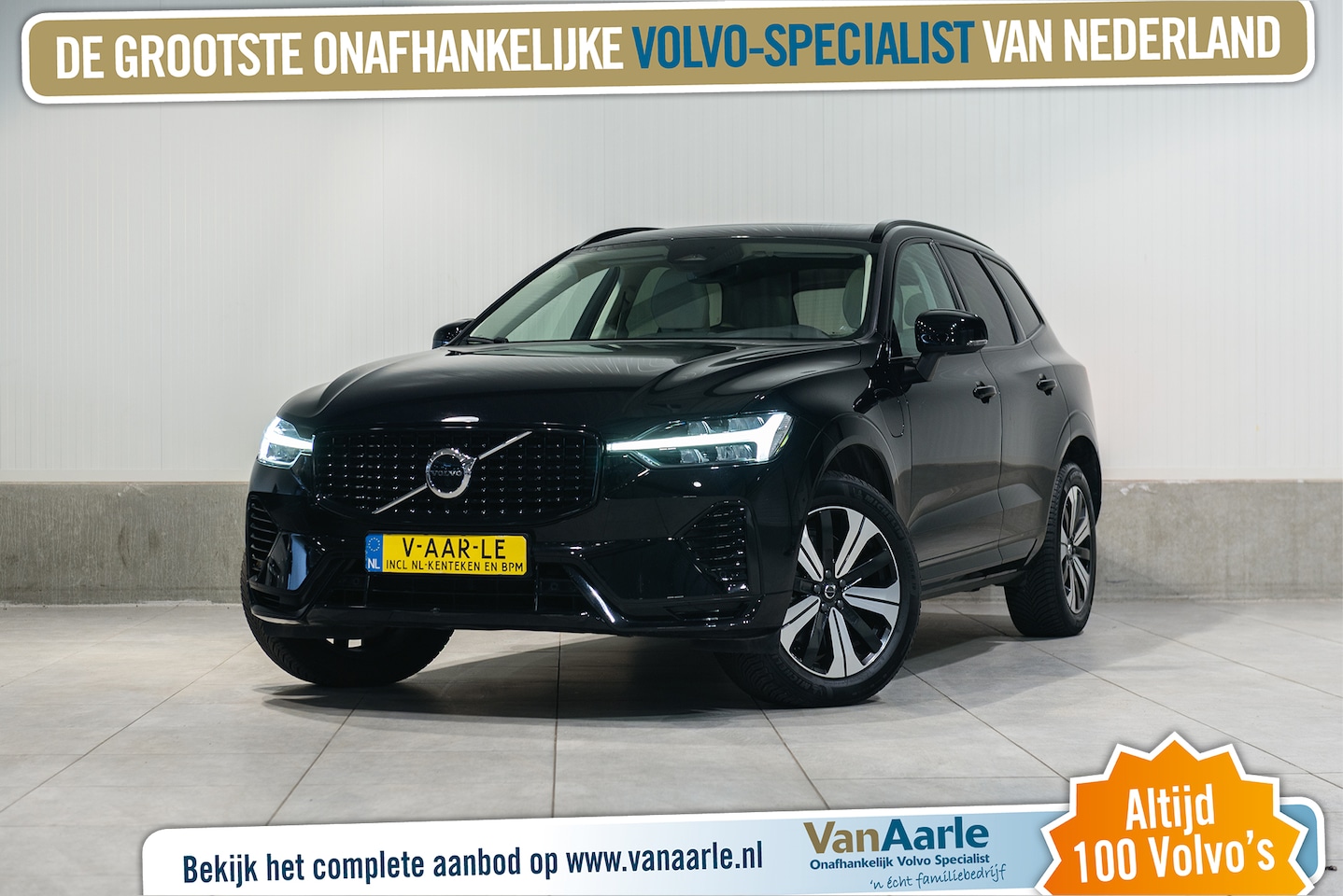 Volvo XC60 - T6 Aut. Plus Dark LongRange Parkeercamera Leder 350pk - AutoWereld.nl