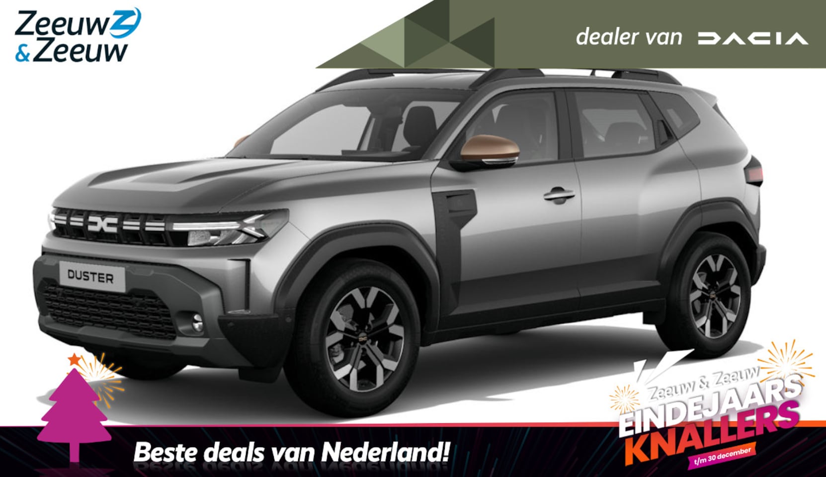 Dacia Duster - 1.6 Hybrid 140 Extreme | NU uit voorraad leverbaar met € 2.566,- Zeeuw & Zeeuw Voorraadkor - AutoWereld.nl