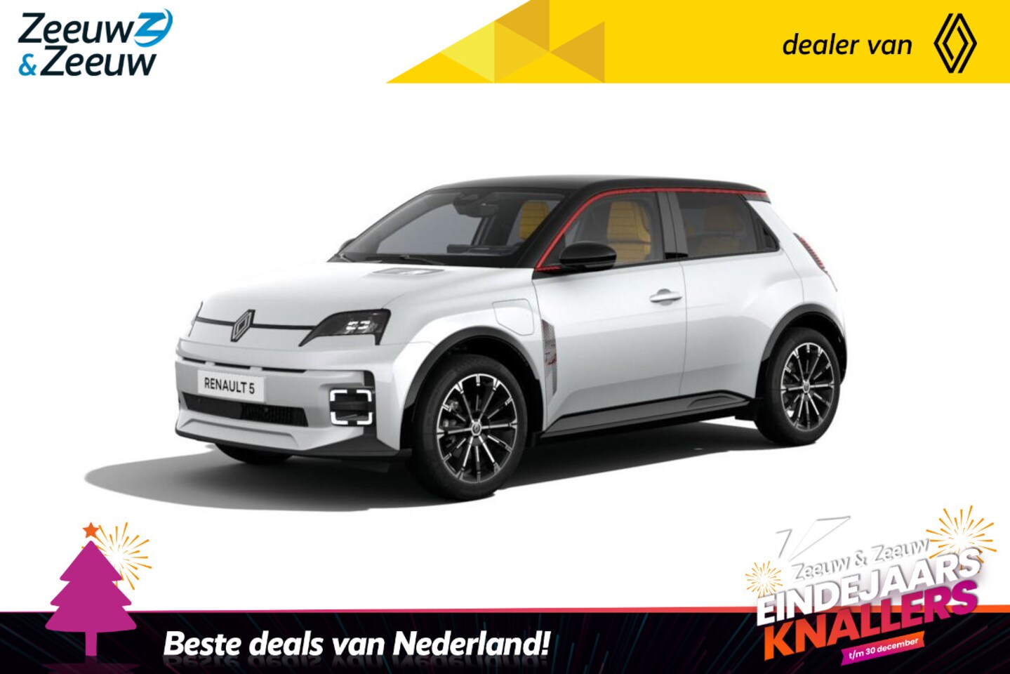 Renault 5 - urban range iconic cinq 40 kWh | Auto van het Jaar 2025 | Nu leverbaar met €1500,- extra v - AutoWereld.nl