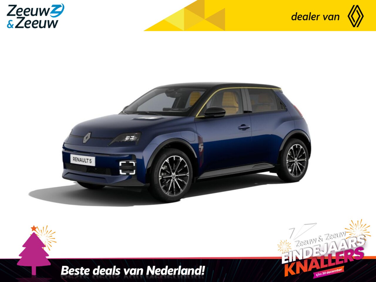 Renault 5 - urban range iconic cinq 40 kWh | Auto van het Jaar 2025 | Nu leverbaar met €1500,- extra v - AutoWereld.nl