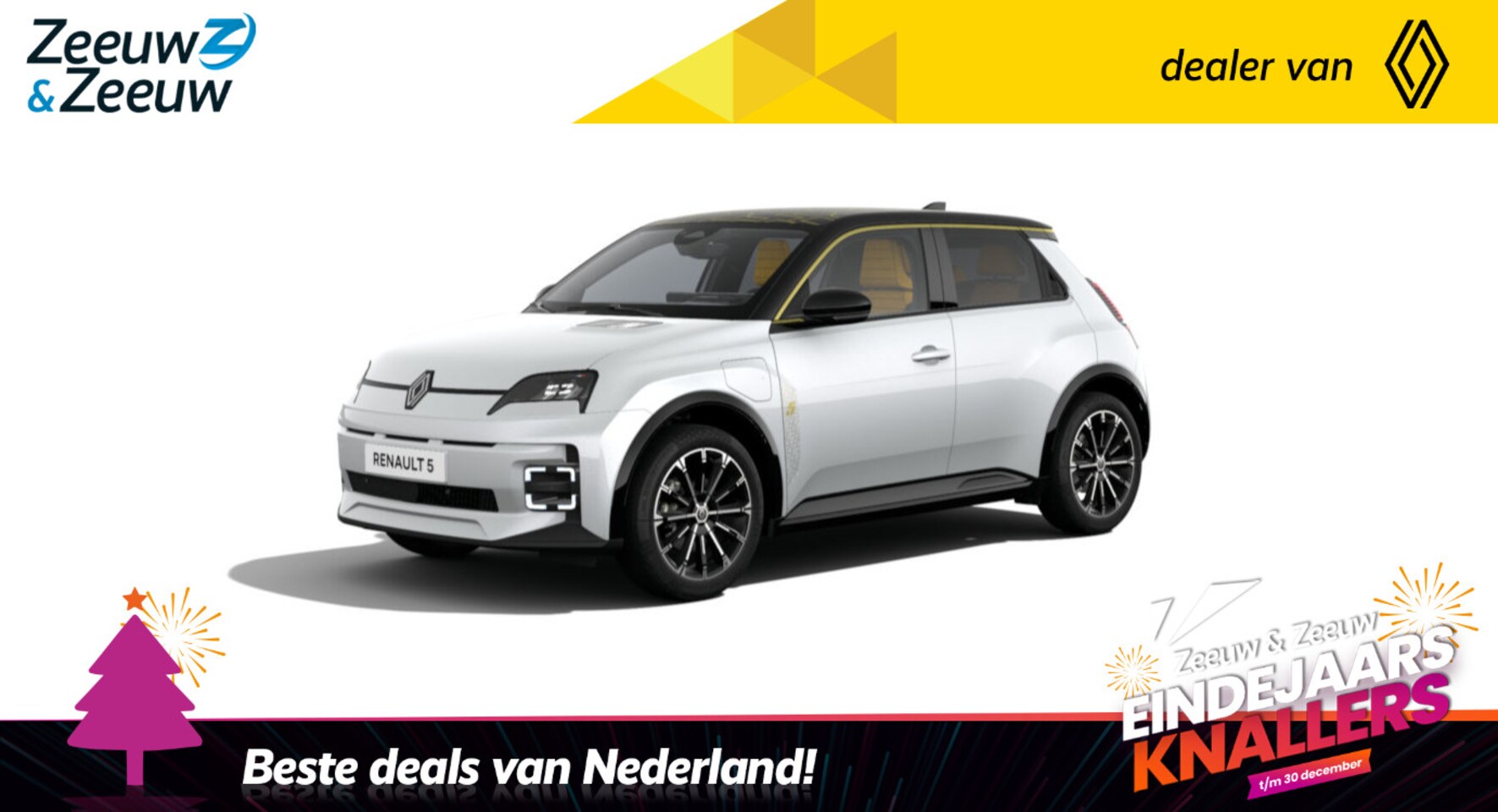 Renault 5 - Comfort Range Iconic cinq | De nieuwe Renault 5 | Auto van het Jaar 2025 | Nu bij Zeeuw & - AutoWereld.nl