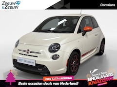 Fiat 500e - 24kwh AUTOMAAT AIRCO CLIMATE CONTROLE ELECTRISCHE USB RADIO/CD ZEER MOOIE LEUKE AUTO 12 MA