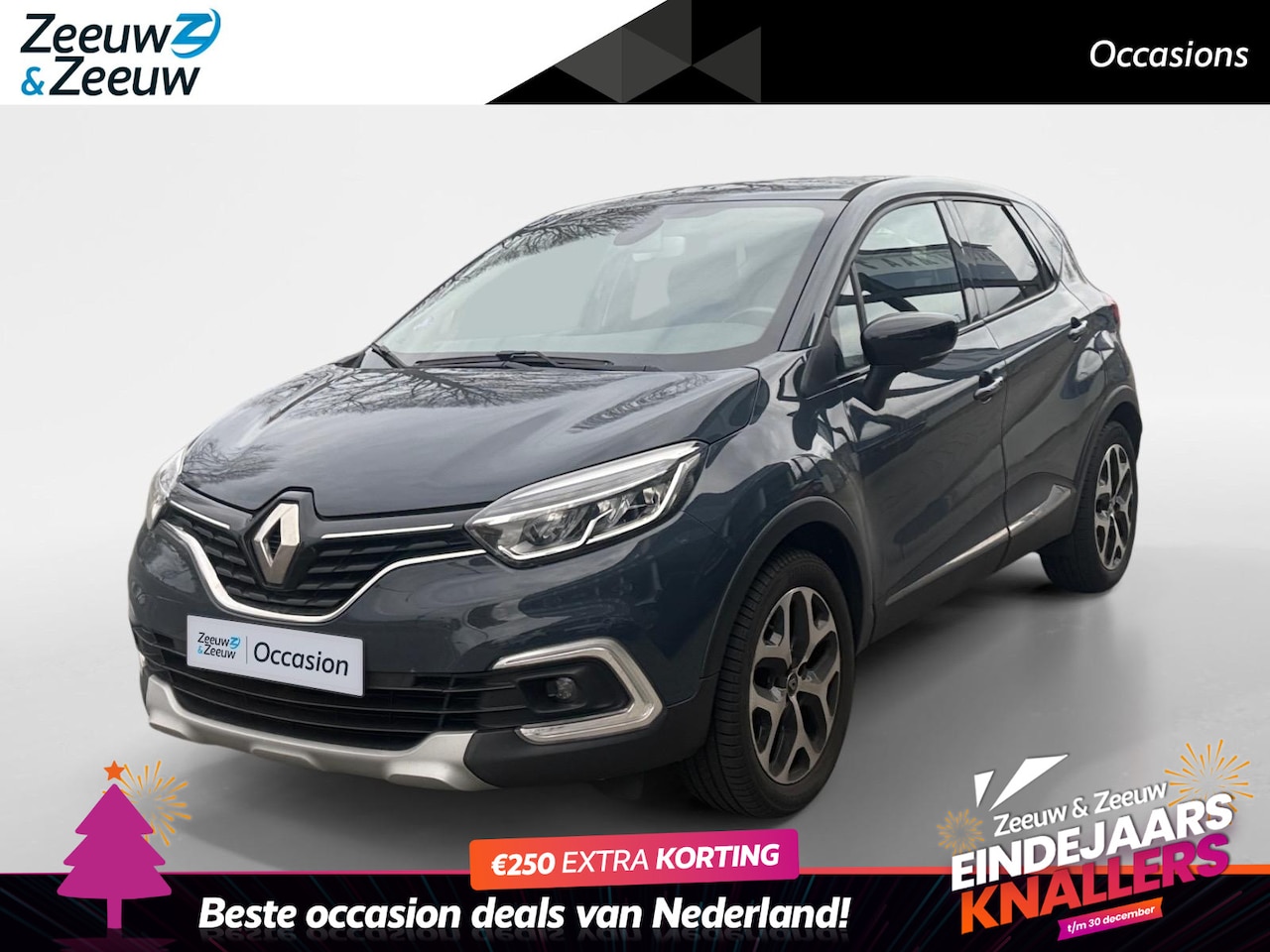 Renault Captur - 0.9 TCe Intens NAVI AIRCO CRUISE CONTROLE TREKHAAK HOGE INSTAP PARKEERSENSOREN DEALER ONDE - AutoWereld.nl