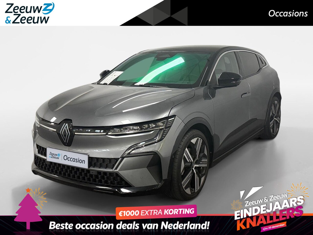 Renault Mégane E-Tech - comfort range iconic 60 kWh AIRCO APPLE CARPLAY/ANDROID AUTO ELEKTRISCH VERSTELBARE VOORST - AutoWereld.nl