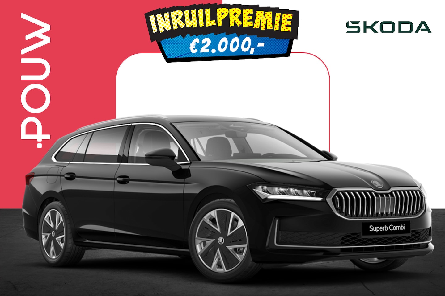 Skoda Superb Combi - 1.5 TSI 204pk PHEV Business Edition | Chroom Pakket | 18" Velgen - AutoWereld.nl