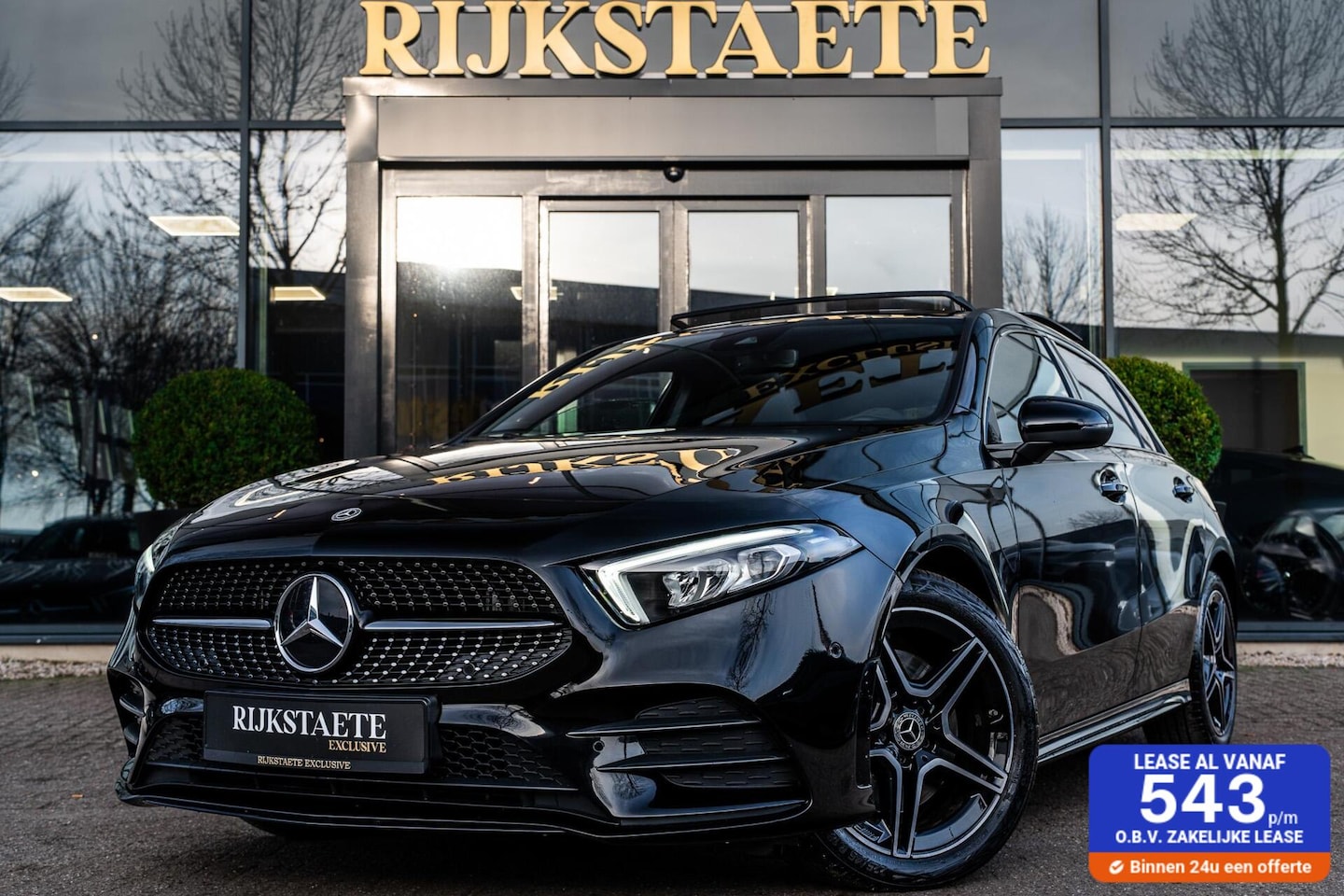 Mercedes-Benz A-klasse - A250e AMG|PANO|18''|BURMESTER|SFEERVERL. - AutoWereld.nl