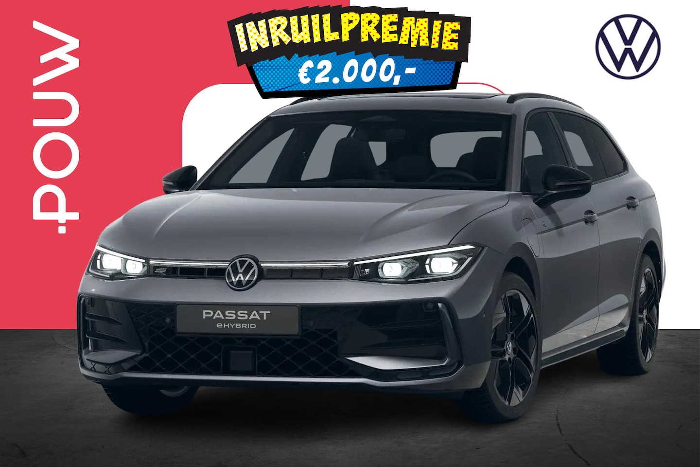 Volkswagen Passat Variant - 1.5 eHybrid 204pk R-Line Edition | Velgen 18'' | Trekhaak Uitklapbaar | Romdomzichtcamera - AutoWereld.nl