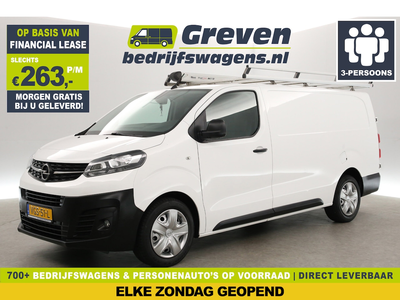 Opel Vivaro - CDTI L2H1 | Airco | Cruise | 3-Zits | Trekh. | Imperiaal | Parkeersens. - AutoWereld.nl