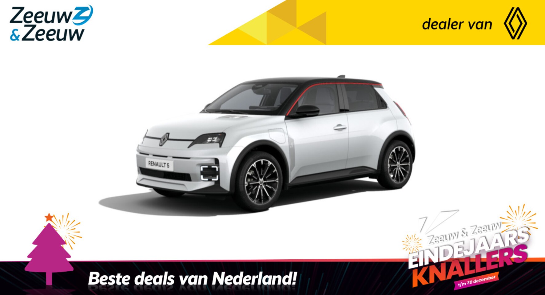 Renault 5 - (Z&Z Renault Private Lease actie vanaf € 424,-) comfort range techno 52 kWh | Auto van het - AutoWereld.nl