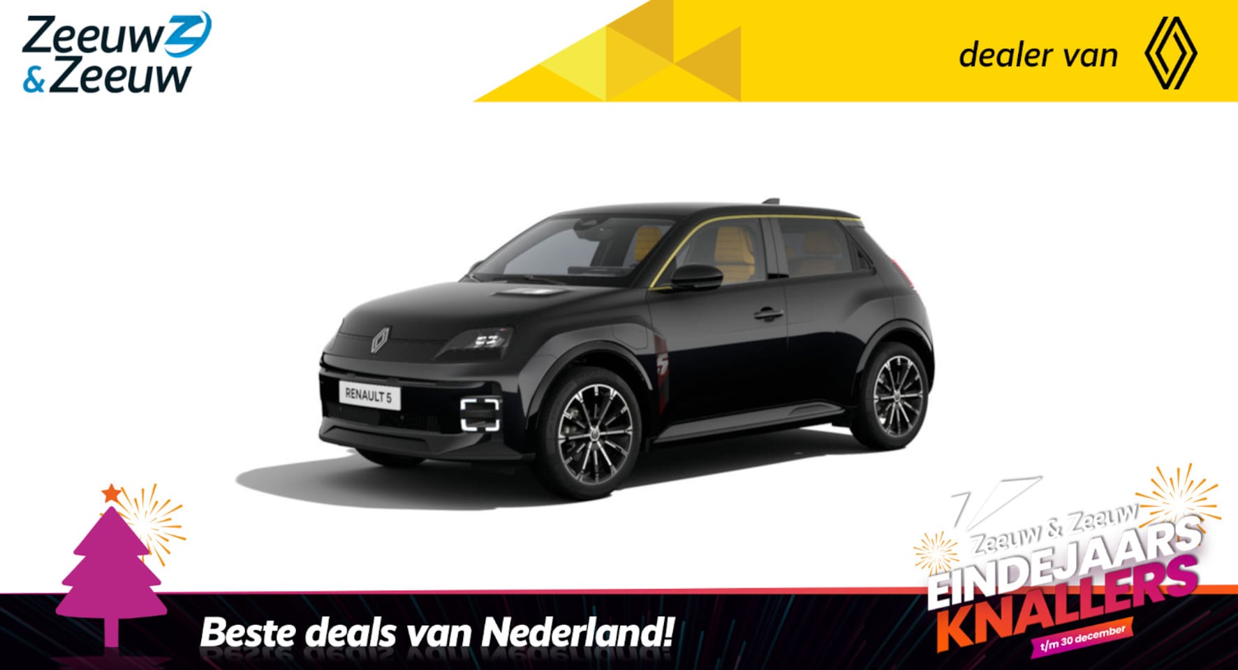 Renault 5 - Comfort Range Iconic cinq | De nieuwe Renault 5 | Auto van het Jaar 2025 | Nu bij Zeeuw & - AutoWereld.nl
