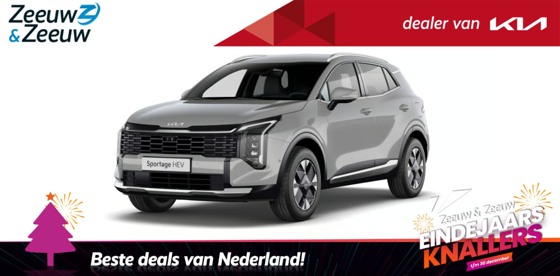 Kia Sportage - 1.6 T-GDi Hybrid ComfortLine FACELIFT NU TE BESTELLEN | 1510KG TREKGEWICHT | Adaptieve cru - AutoWereld.nl