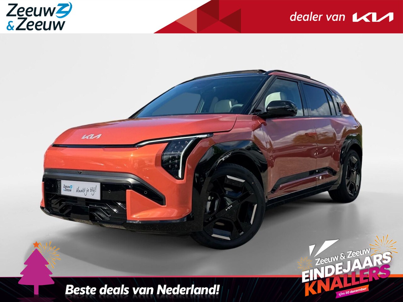 Kia EV3 - GT-Line 81.4 kWh | GT-bekleding | 204 PK | NU MET €3.500,- inruilpremie + €700,- korting o - AutoWereld.nl