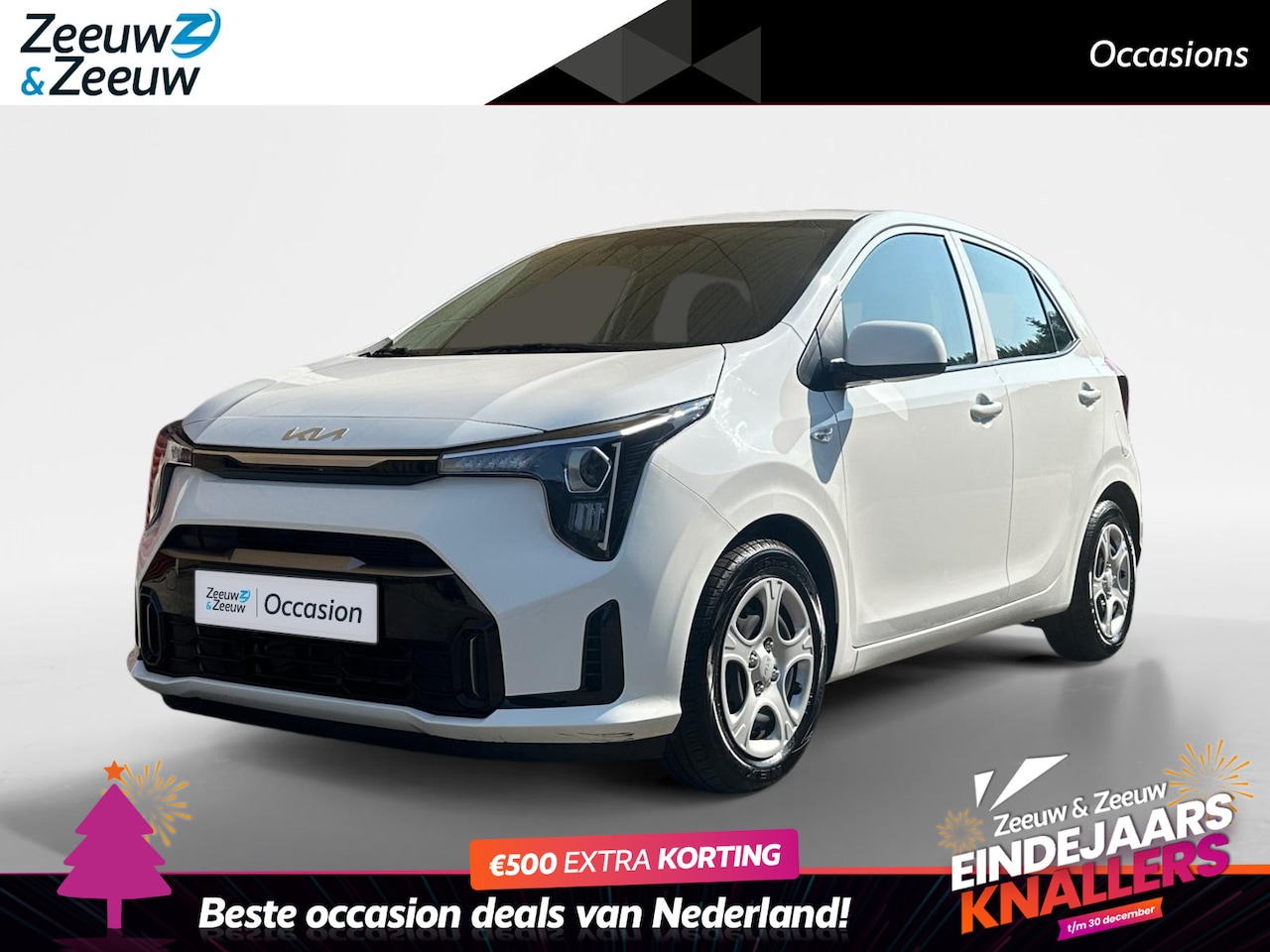 Kia Picanto - 1.0 DynamicLine Nieuw model | Dealer onderhouden | Fabrieksgarantie t/m 12-10-2024 + 3x 1 - AutoWereld.nl