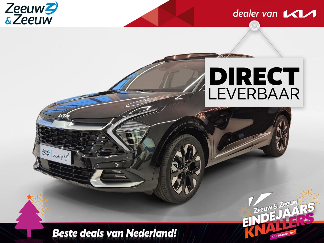 Kia Sportage - 1.6 T-GDi Plug-in Hybrid AWD DynamicPlusLine | Airco | Navi | Camera | Panoramadak | LM Ve - AutoWereld.nl