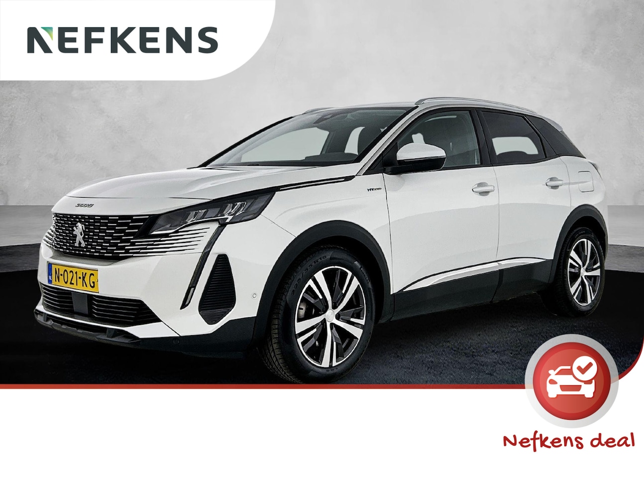 Peugeot 3008 - HYbrid Allure 225pk Automaat | 1ste eigenaar | Camera | Dodehoekdetectie | Electrische kle - AutoWereld.nl