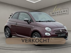 Fiat 500 C - 1.2 Sport 2019 BORDEAUX | Cabriolet | Apple CarPlay