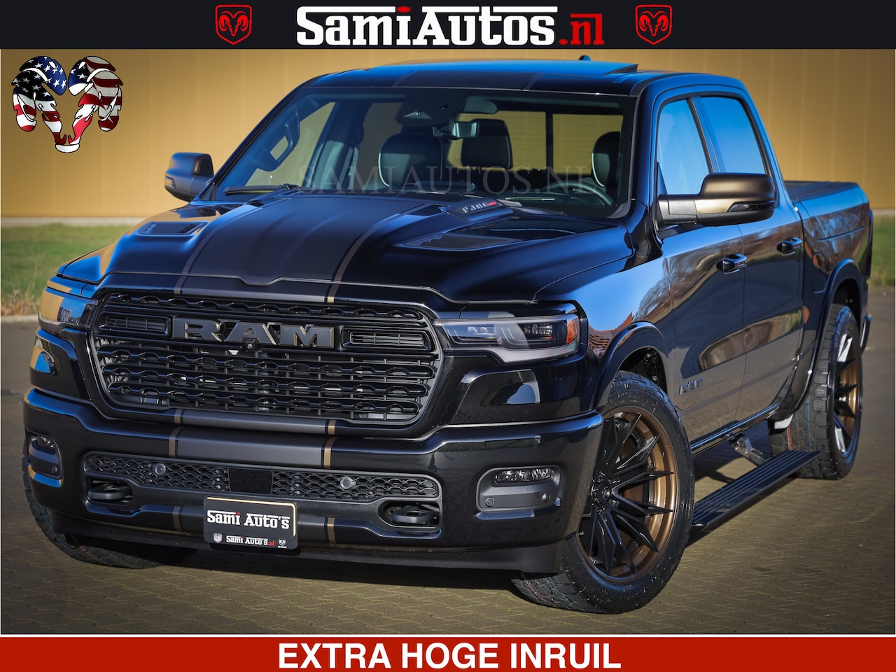 Dodge Ram 1500 - Limited Night H.O 540HP 706Nm | Massage + Full Option | De Meest Luxe en Volle Pick-Up in - AutoWereld.nl