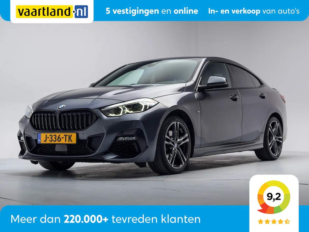 BMW 2-serie Gran Coupé - 218i M Sport Shadow Aut. [ LED Leder HiFi Live-cockpit prof. Stoelverwarming ] - AutoWereld.nl
