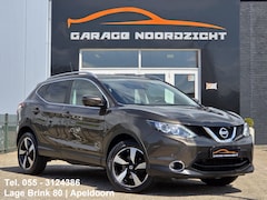 Nissan Qashqai - 1.2 N-Connecta PANORAMADAK|NAVIGATIE|XENON|360' CAMERA|GETINT GLAS|TREKHAAK|DEALER ONDERHO