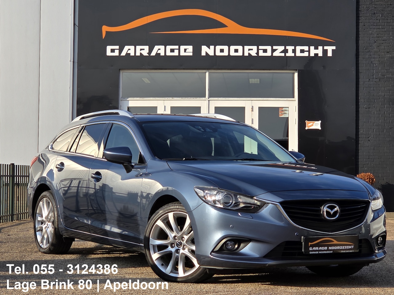 Mazda 6 Sportbreak - 2.5 SkyActiv-G 192 GT-M XENON|NAVIGATIE|AUTOMAAT|LEDER|CRUISE CONTROL|GETINT GLAS|19 INCH| - AutoWereld.nl