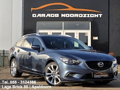 Mazda 6 Sportbreak - 2.5 SkyActiv-G 192 GT-M XENON|NAVIGATIE|AUTOMAAT|LEDER|CRUISE CONTROL|GETINT GLAS|19 INCH|