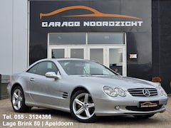 Mercedes-Benz SL-klasse Cabrio - 500 V8 PANORAMADAK|DISTRONIC|AUTOMAAT|LEDER|CRUISE CONTROL|BOSE MUZIEK|18 INCH|DEALER ONDE