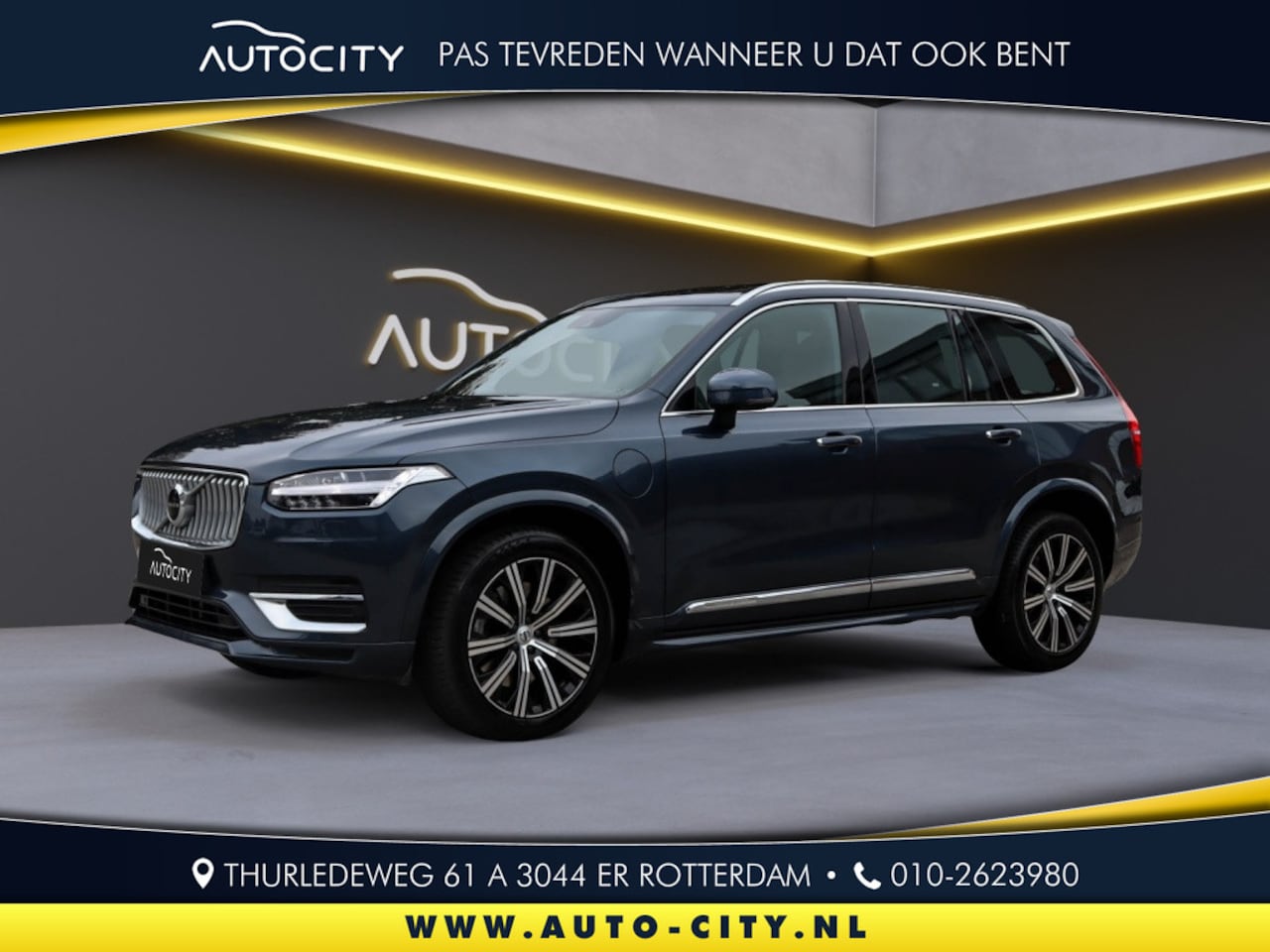 Volvo XC90 - T8 AWD Inscription PHEV 7P l Luchtvering l Harman l HUD | 360 - AutoWereld.nl