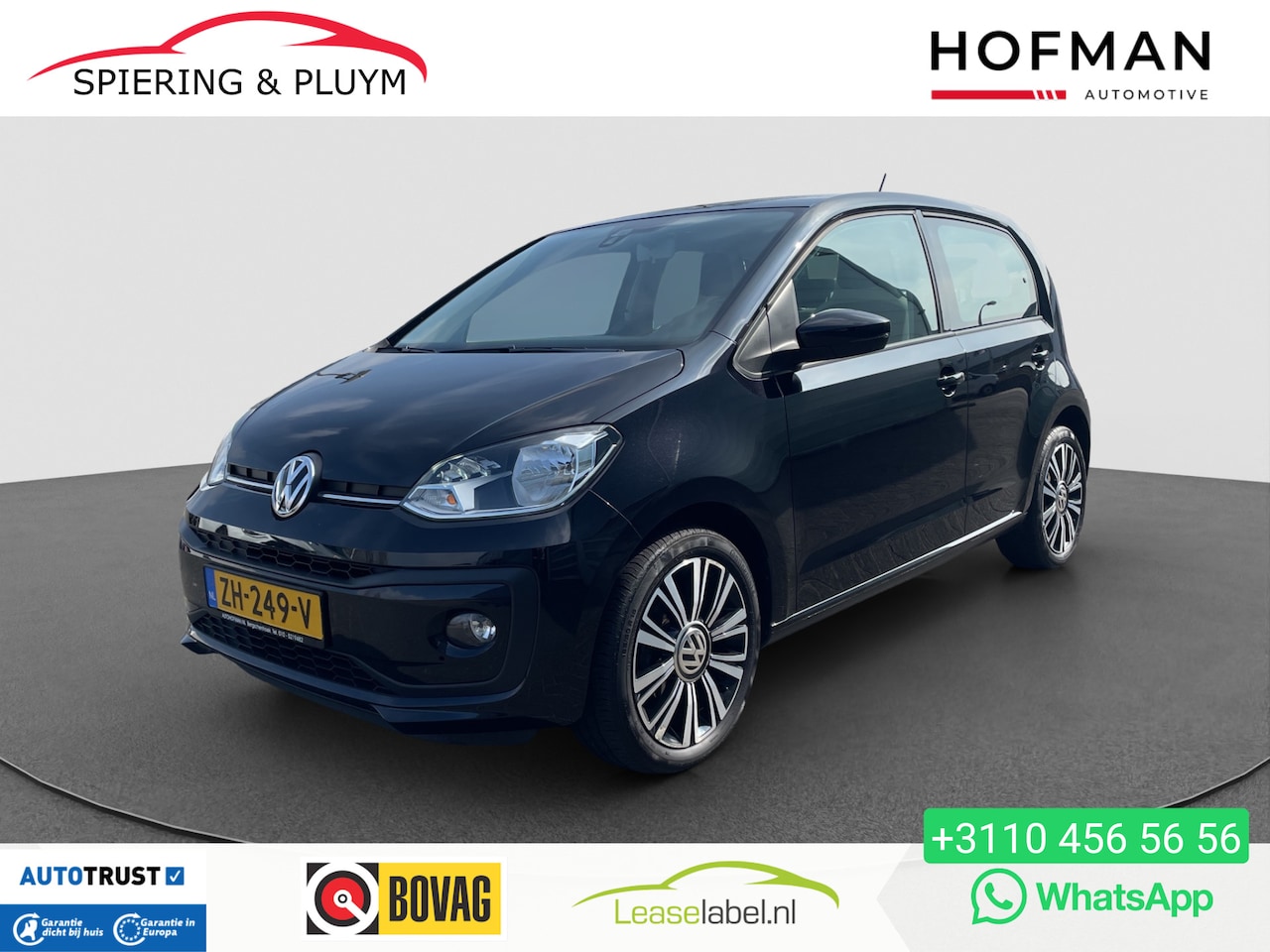 Volkswagen Up! - 1.0 BMT high up! | Pano | Cruise | Camera | Leder - AutoWereld.nl