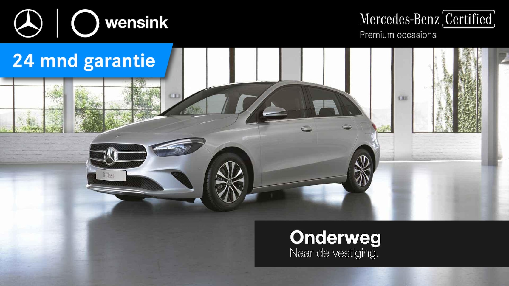 Mercedes-Benz B-klasse - 180 Business Solution | Panoramadak | Widescreen | Stoelverwarming | Parkeerpakket | Achte - AutoWereld.nl