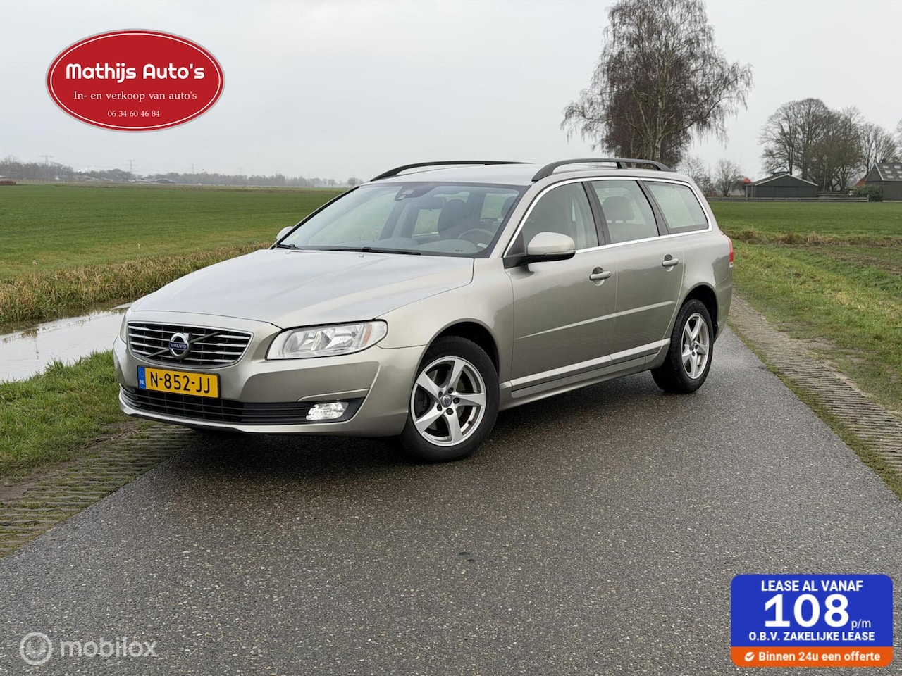 Volvo V70 - 2.0 D2 Dynamic Edition nette auto! - AutoWereld.nl
