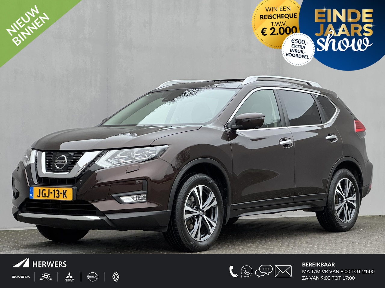 Nissan X-Trail - 1.6 DIG-T N-Connecta 7p. / Afneembare Trekhaak (1800kg) / Elektrisch Glazen Schuif- en Kan - AutoWereld.nl